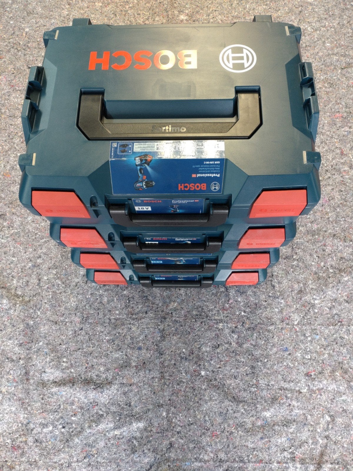 L-Boxx 136 (4 pièces), Bricolage & Construction, Enlèvement, Comme neuf