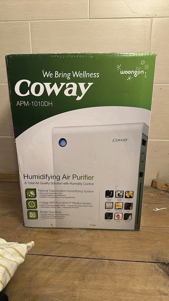 Coway apm 1010dh purificateur d'air, Electroménager, Enlèvement ou Envoi, Comme neuf, Purificateur d'air