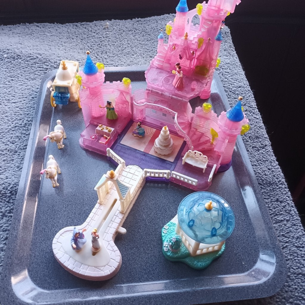 Polly Pocket le château de Cendrillon Vintage, Verzamelen, Ophalen of Verzenden, Assepoester of Belle, Gebruikt, Overige typen