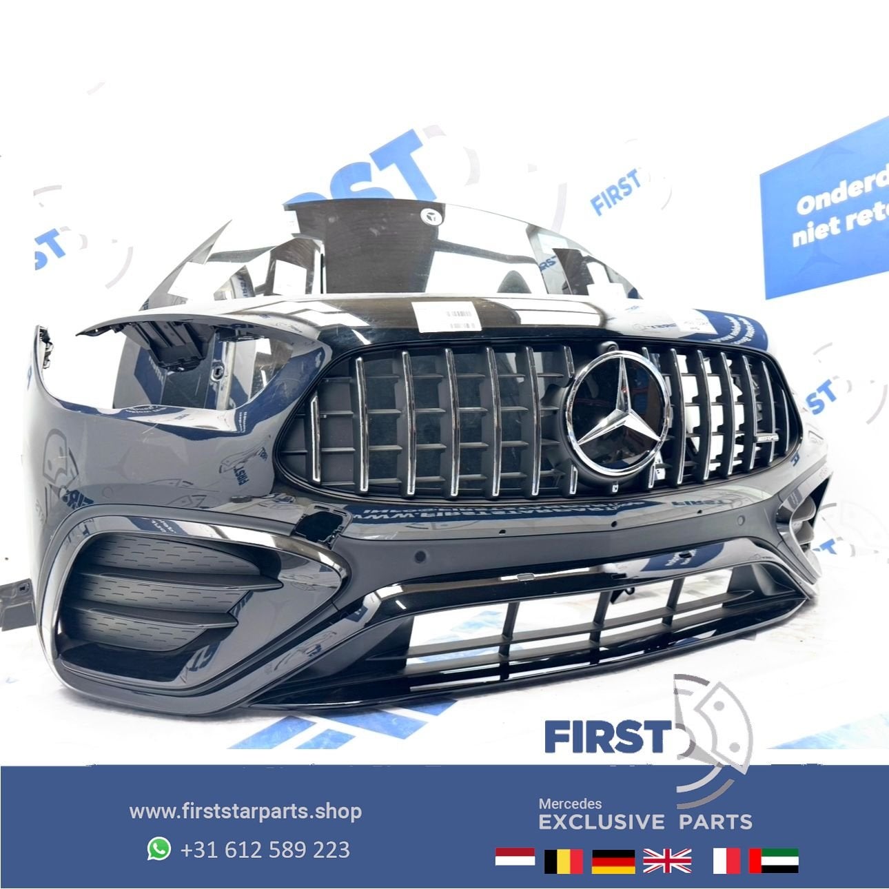 H247 GLA35 AMG VOORKOP FACELIFT origineel Mercedes GLA FRONT, Gebruikt, -, Voor, Ophalen of Verzenden