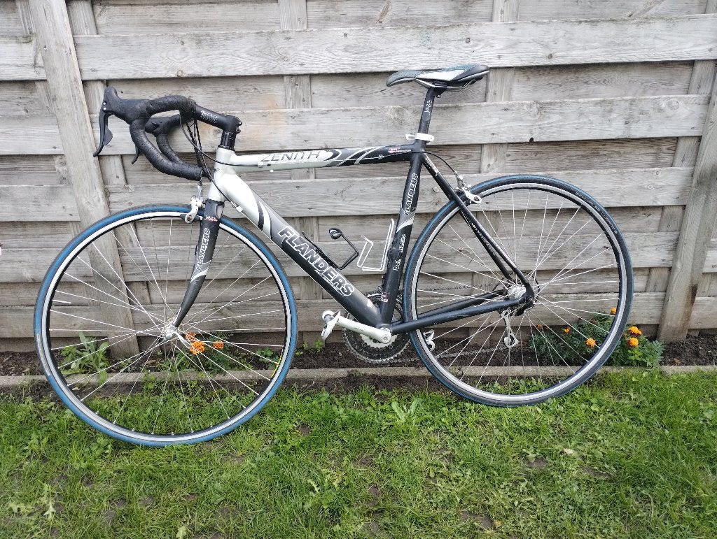 koersfiets, Fietsen en Brommers, 28 inch, Gebruikt, Velgrem, 15 tot 20 versnellingen