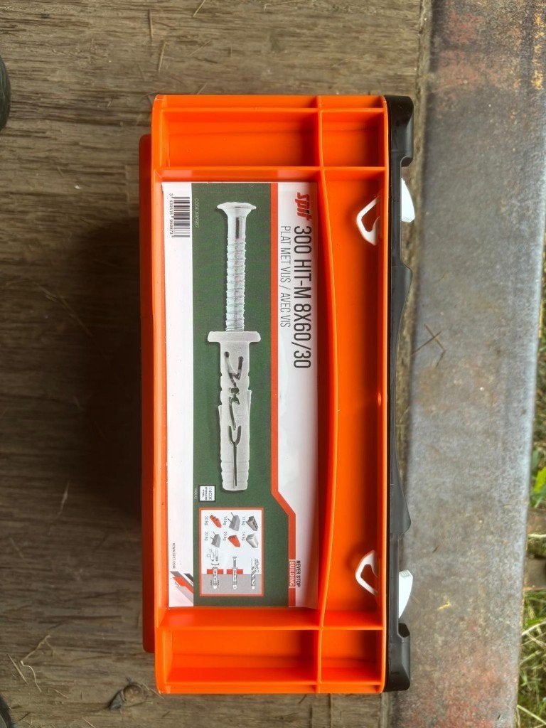 SPIT HIT-M 8x60/30 slagpluggen, Ophalen of Verzenden, Nieuw, 50 tot 100 mm, Pluggen