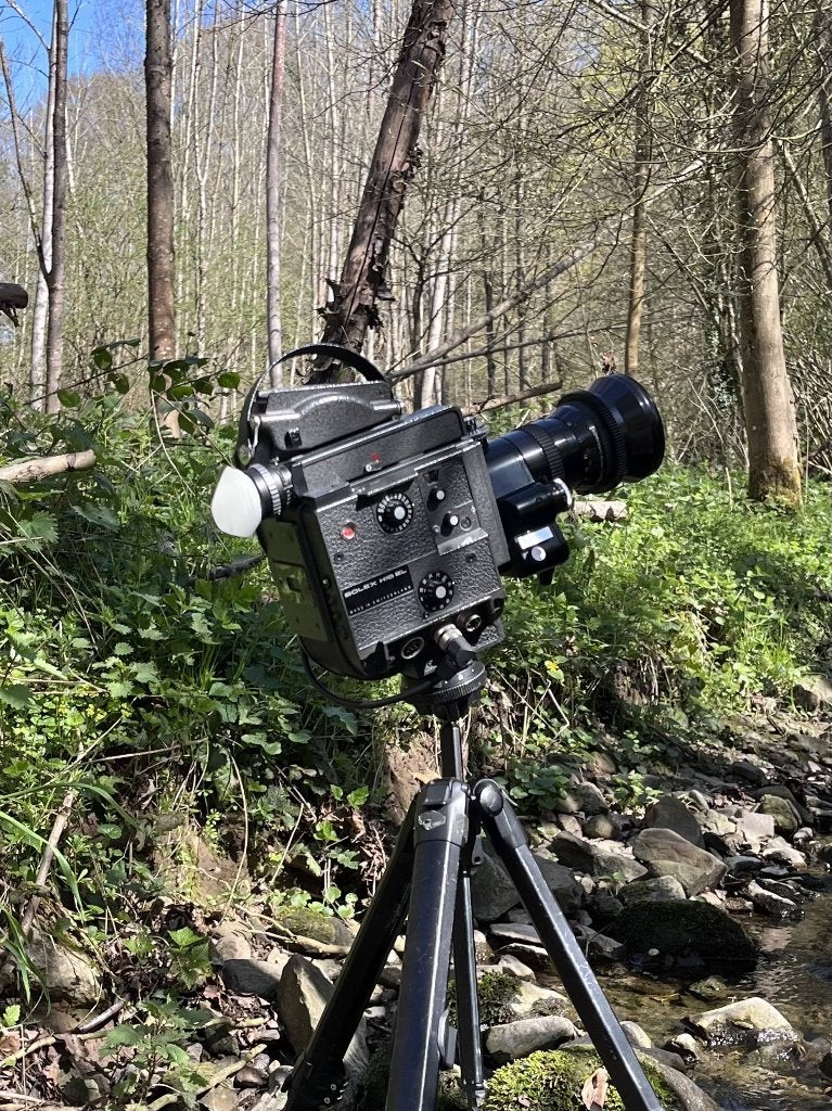 Bolex el + 16mm Camera + vario switar 12,5 -100mm, TV, Hi-fi & Vidéo, Enlèvement ou Envoi, Comme neuf, Reflex miroir, Autres Marques