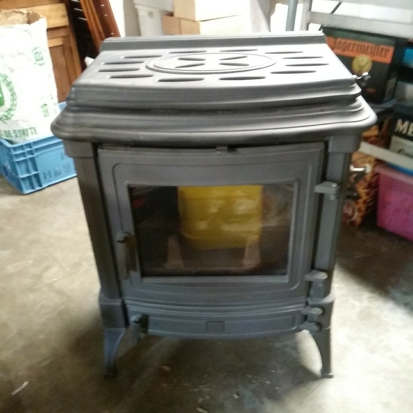 Poêle à bois SURDIAC +8 FONTE, Enlèvement, Comme neuf, Bois, Poêle à bois