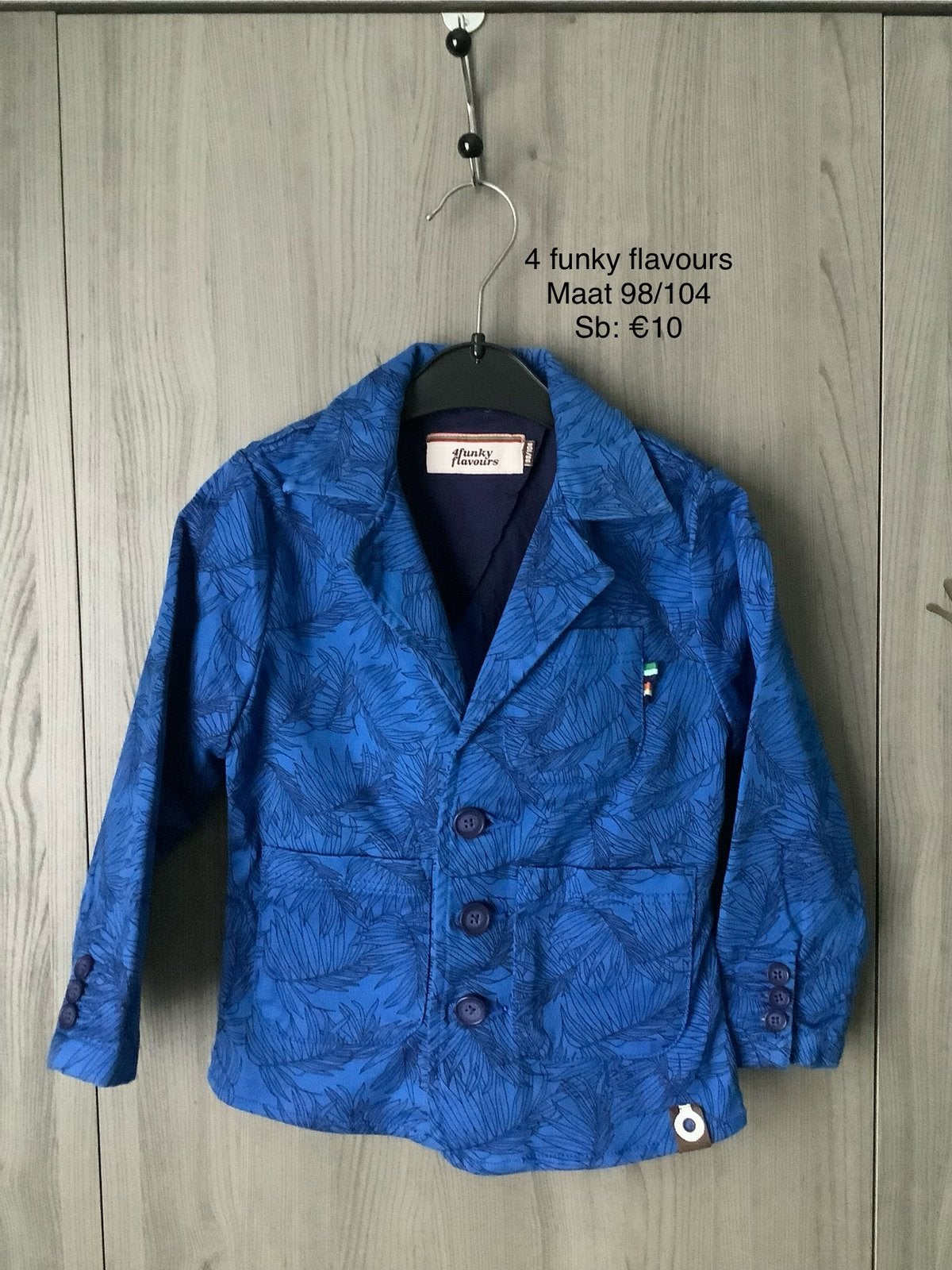 Blazer vest maat 98/104, Ophalen of Verzenden, Zo goed als nieuw, Jongen, Trui of Vest