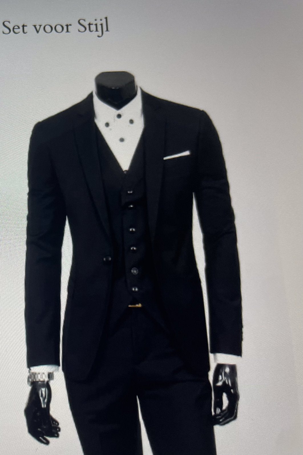 3 delig set, Kleding | Heren, Ophalen, Zo goed als nieuw, Blauw