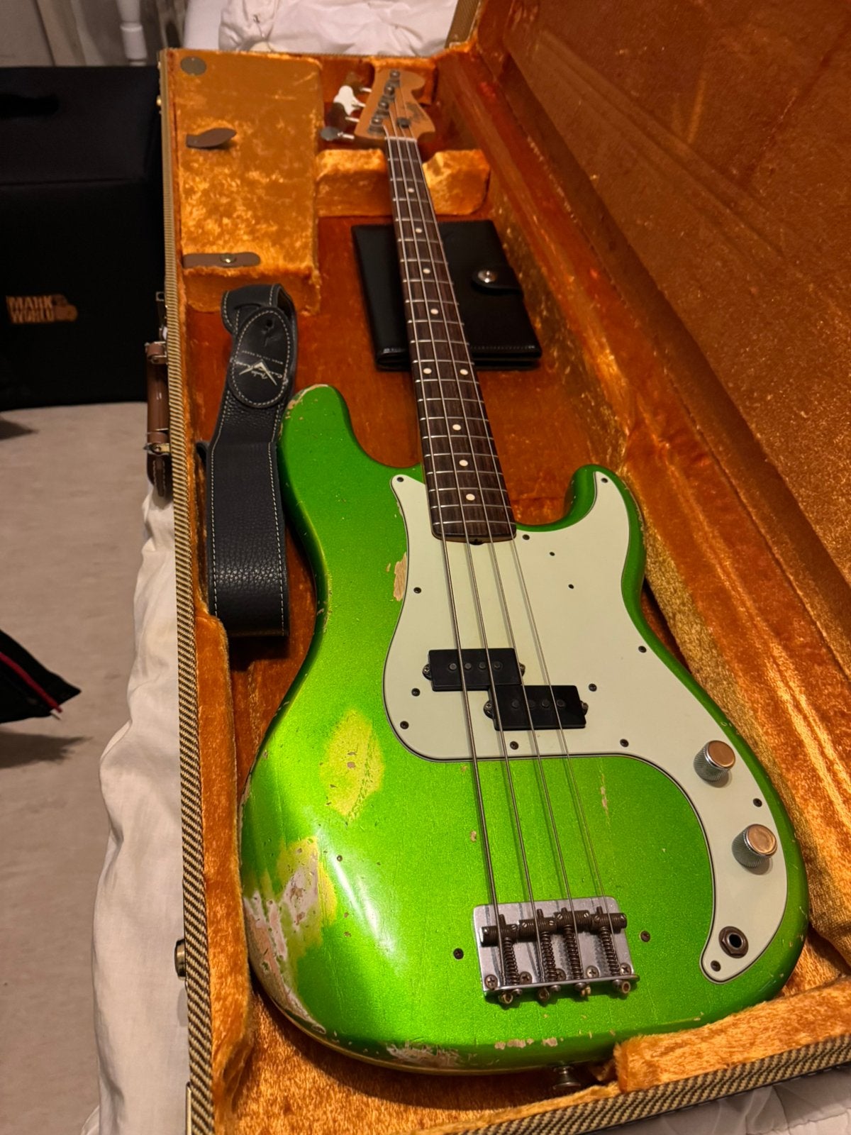 Fender '59 CS LTD P-Jazz Bass Heavy Relic, Musique & Instruments, Enlèvement, Utilisé, Électrique