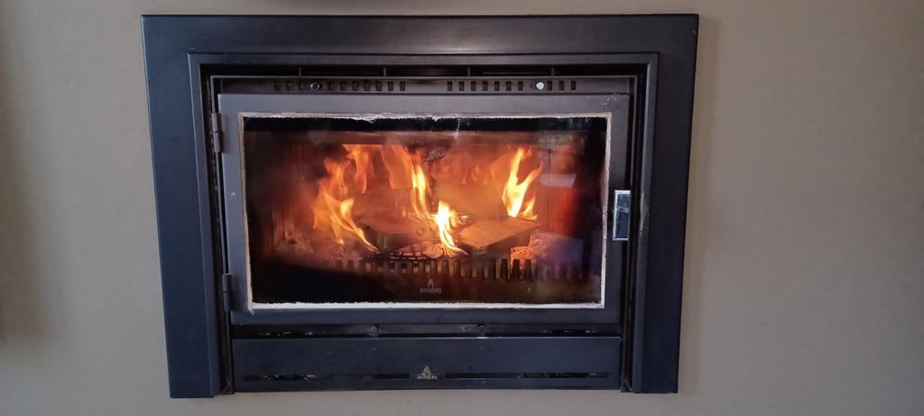 Tweedehands Barbas universal 70 met ventilatoren., Ophalen, Inbouwhaard