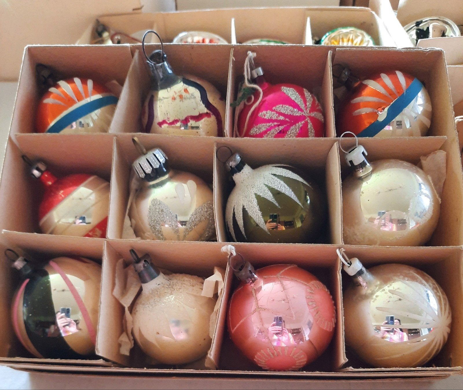 Oude kerstballen., Diversen, Ophalen of Verzenden