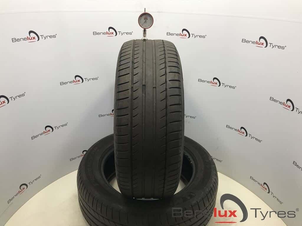 2 of 4 225/55R17 97W Michelin Primacy 225/55 R17 225/55/17, Auto-onderdelen, Banden en Velgen, Ophalen, Gebruikt, -, -