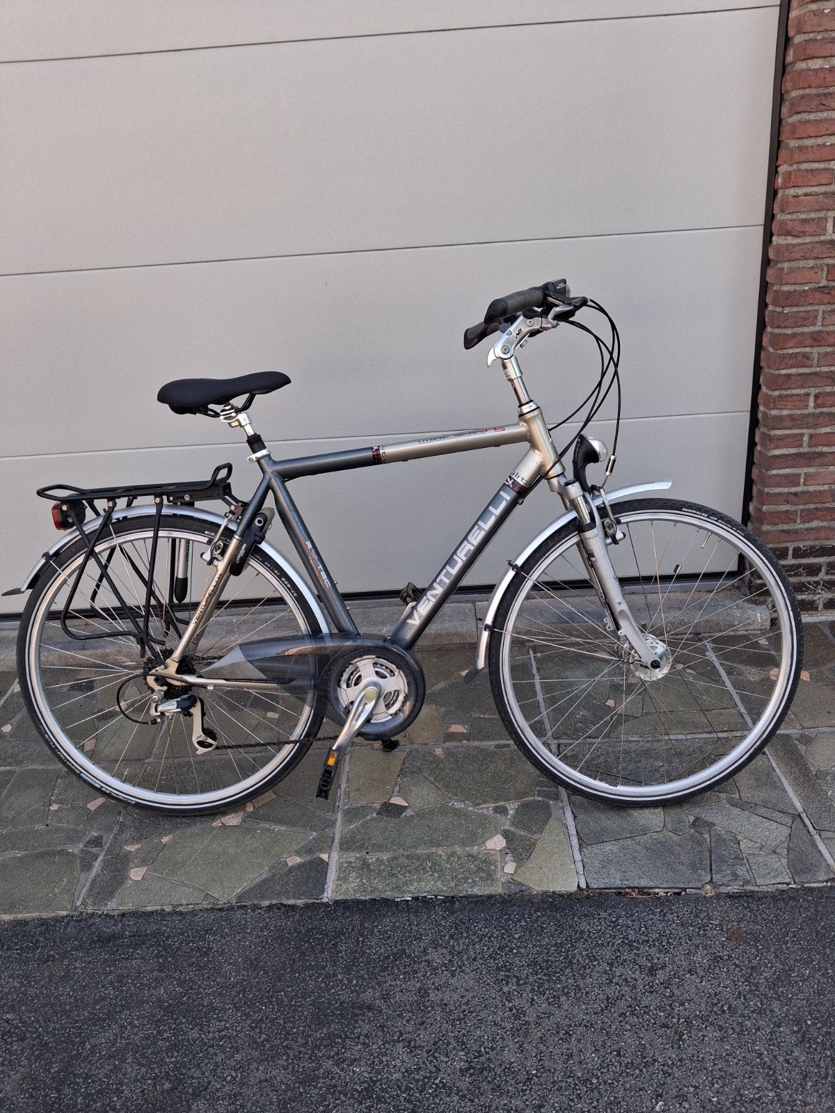 aluminium herenfiets venturelli nog in nieuwstaat, Overige merken, Velgrem, Versnellingen, Nieuw