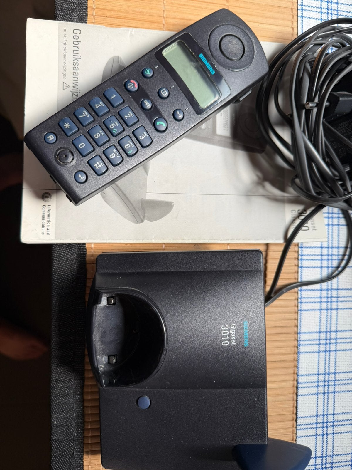 Siemens Gigaset oplaadbare telefoon, Ophalen of Verzenden, Gebruikt, 1 handset