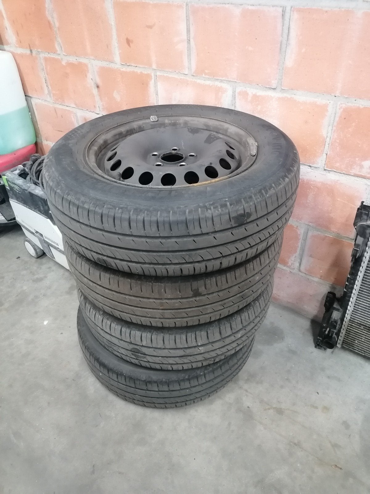 velgenset VW polo 2g 2018 15 inch, 15 pouces, Pneus et Jantes, Véhicule de tourisme, Pneus été