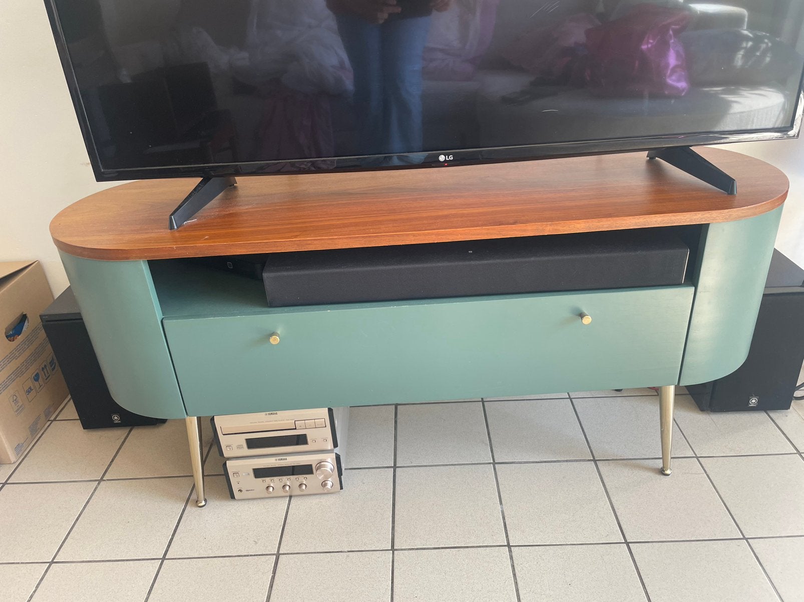 Retro tv kast Van la Redoute., Huis en Inrichting, Ophalen, Zo goed als nieuw