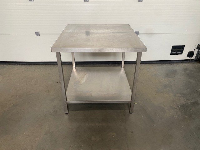 (88) Mooie inox werktafel 85 breed., Zakelijke goederen, Horeca | Meubilair en Inrichting, Ophalen, Gebruikt, Overige typen
