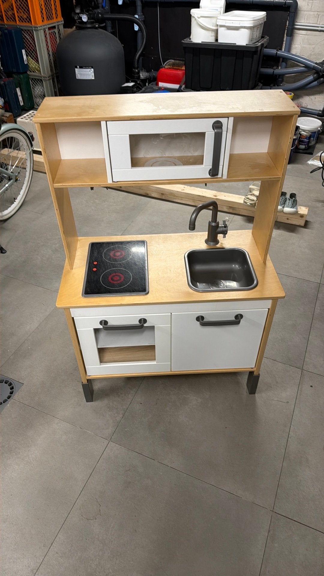 Speelkeuken, Ophalen, Gebruikt, Hout, Speelkeuken