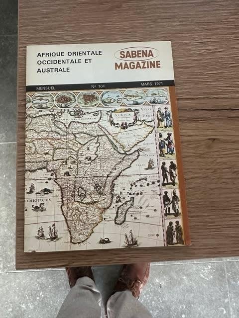 Sabena magazine mensuel N 104 mars 1971, Ophalen, Zo goed als nieuw, Info@magaisan.mn, Sabena magazine
