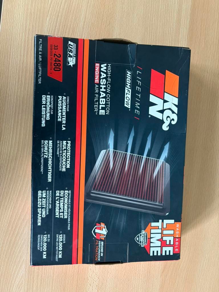 K&N filter (2480) Nieuw!!, Ophalen