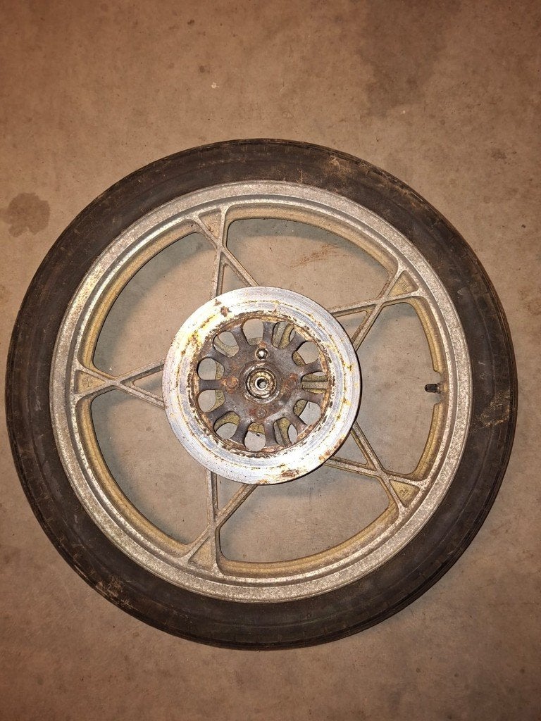 Suzuki ZR 50 wiel ? oldtimer brommer sr zr50, Ophalen, Gebruikt