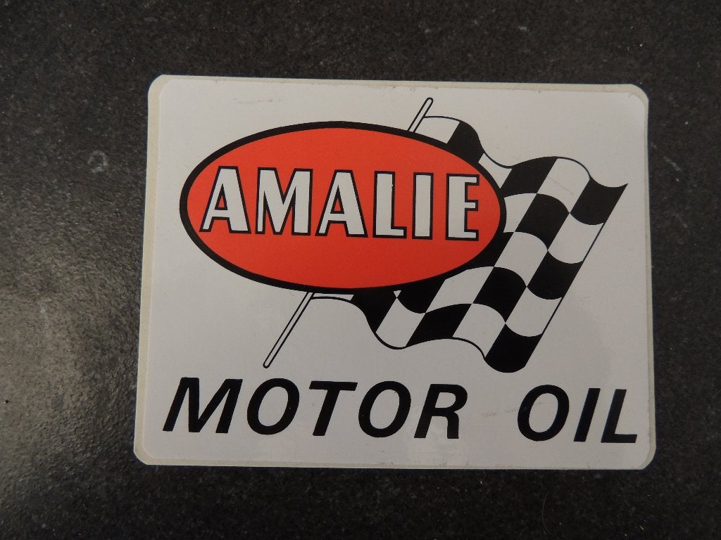 Amalie motor oil sticker, Envoi, Comme neuf