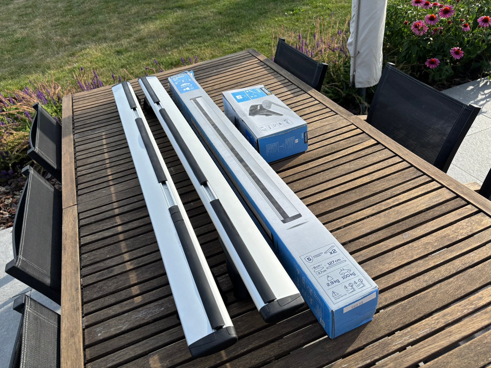 Norauto dakdragers, Ophalen, Zo goed als nieuw, Aluminium