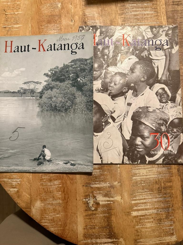 2 magazines Haut-Katanga des années 1950, Livres, Enlèvement ou Envoi, Utilisé, Autres types