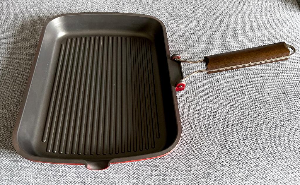 Poêle à Grillades en Aluminium Épais Moulé / 26 x 36 / NEUVE, Enlèvement ou Envoi, Neuf, Aluminium, Poêle à frire ou Sauteuse