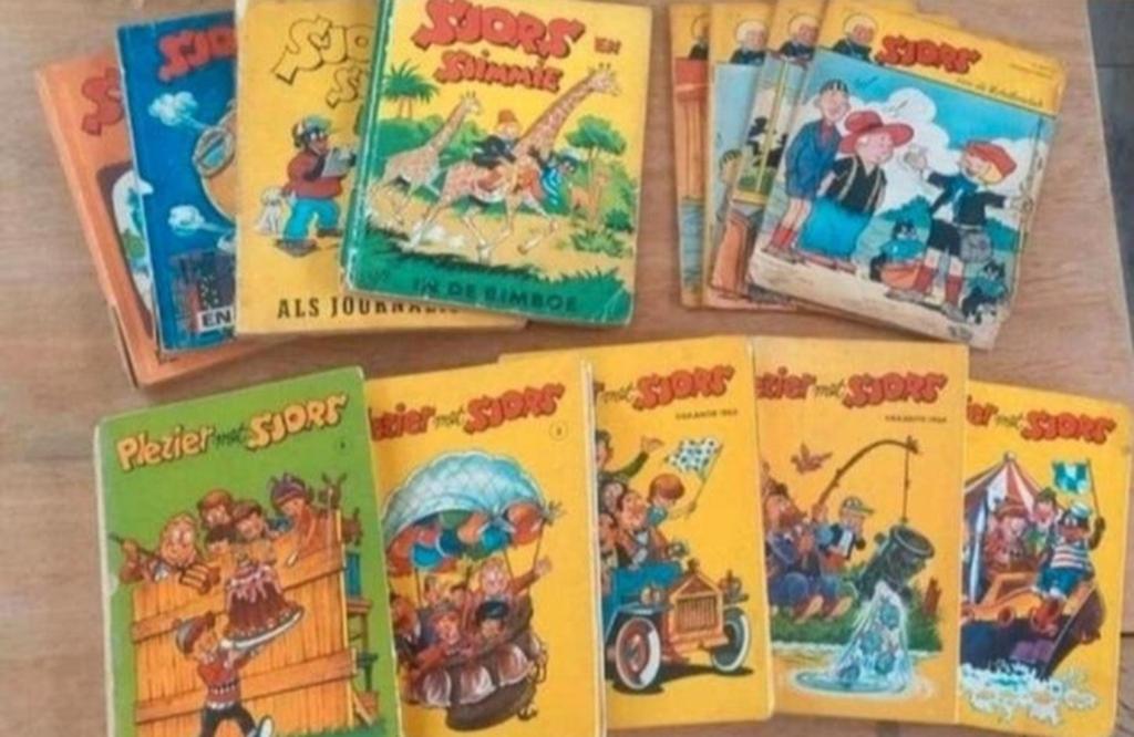 Lotje oude strips sjors en sjimmie jaren'60, Boeken, Ophalen