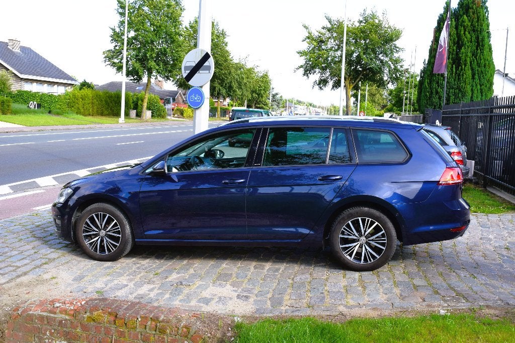 Vw Golf 7 1.2 TSI/DSG/1st Owner/HISTORY/GARANTIE, Auto's, Stof, 4 cilinders, Blauw, 115 g/km