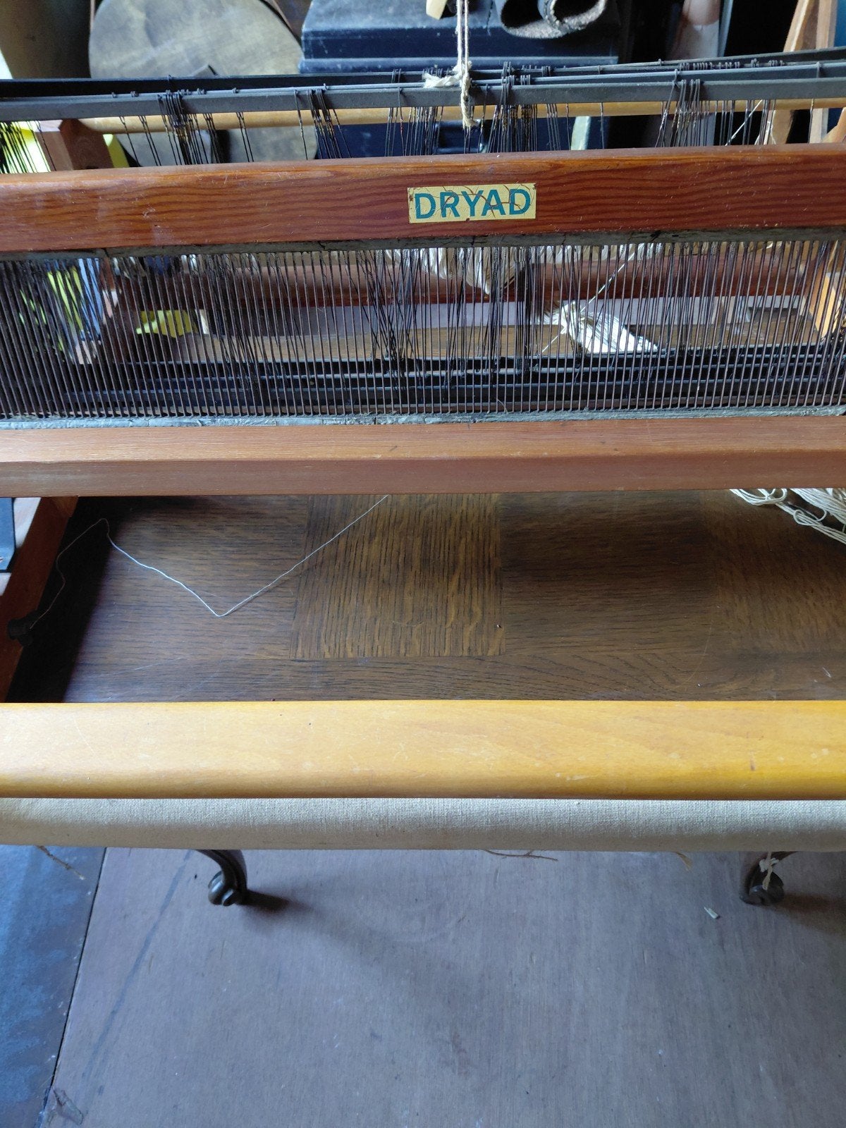tafel weefgetouw, Enlèvement, Utilisé