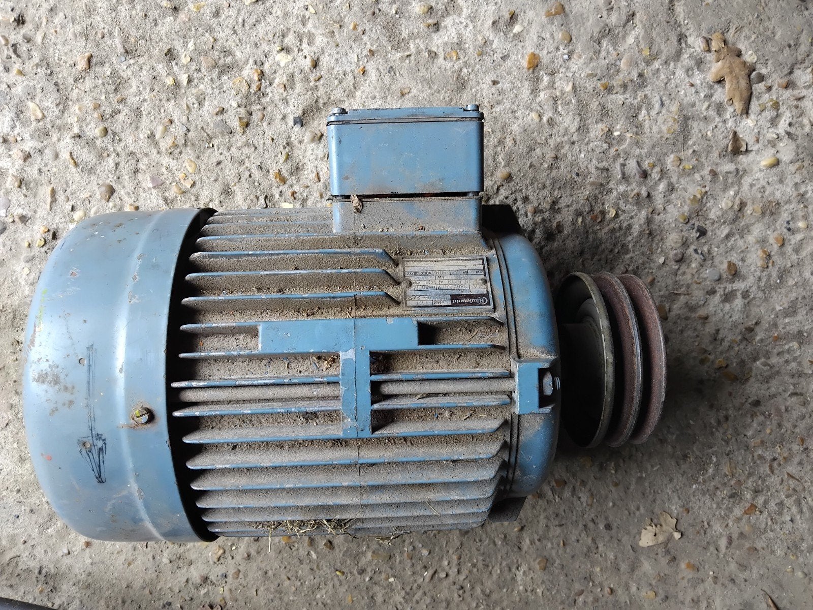 Zware electro motor op drijfkracht, Bricolage & Construction, Moteurs, Enlèvement