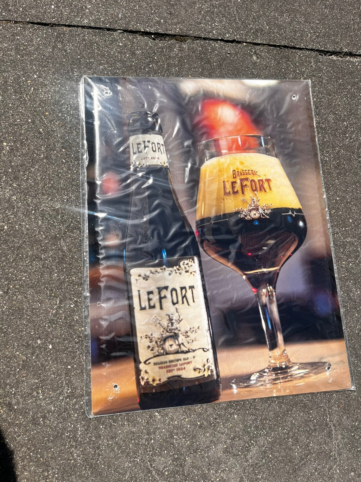 Nieuw bord tripel lefort, Ophalen, Zo goed als nieuw