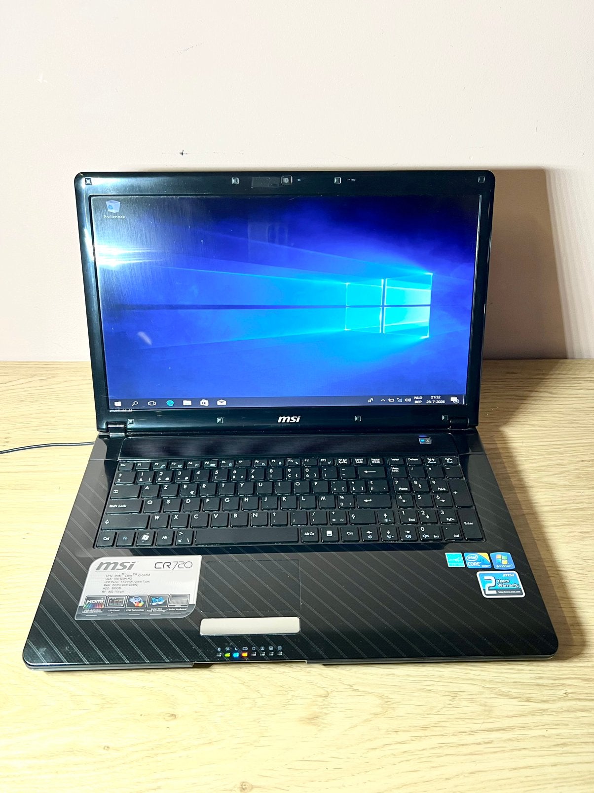 Laptop Toshiba - Windows 10, Computers en Software, Gebruikt, HDD, 2 tot 3 Ghz, Ophalen of Verzenden
