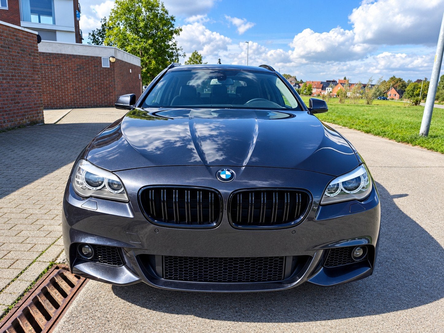 BMW 520D Euro 5 Dissel Gekeurd voor verkoop, Autos, Cuir, 135 kW, Boîte manuelle, Noir