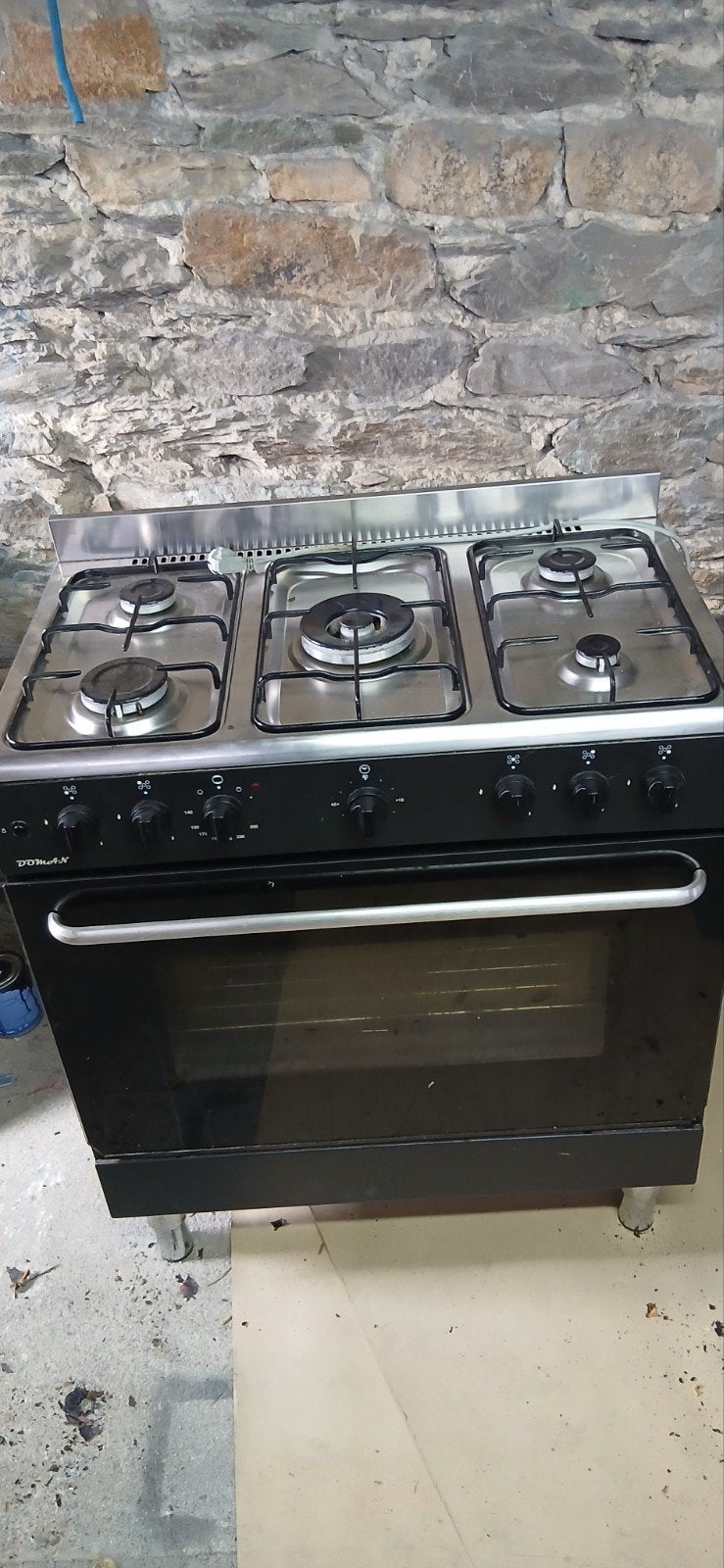 cuisinière 5 becs au gaz, Electroménager, Gaz, 85 à 90 cm, Enlèvement, Utilisé