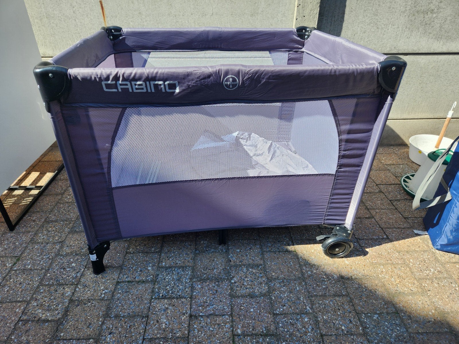 Cabino opvouwbare box, Kinderen en Baby's, Ophalen, Zo goed als nieuw, Rechthoekig, In hoogte verstelbaar