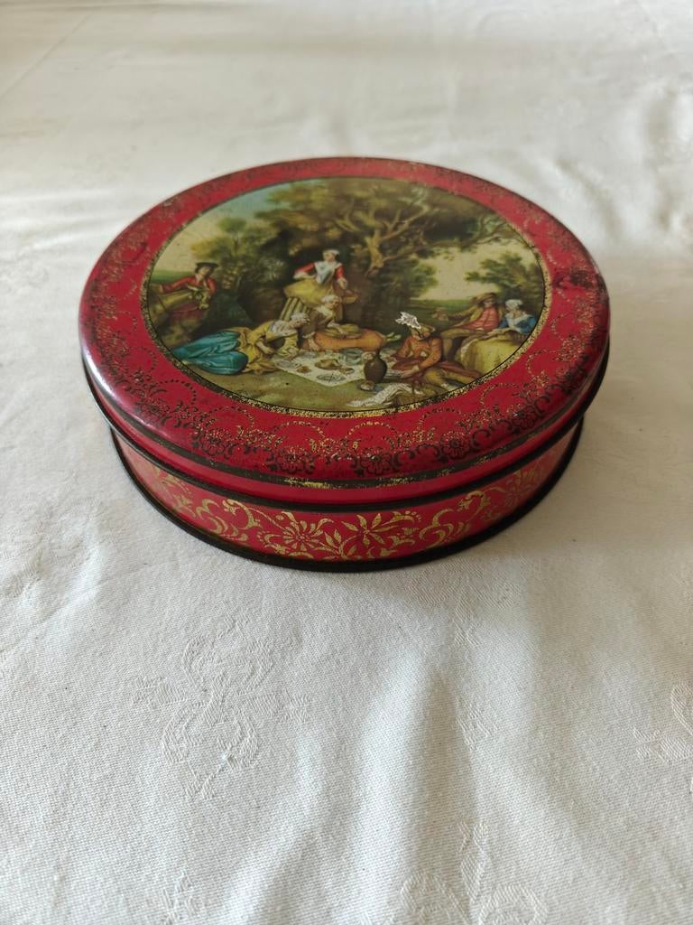 Vintage blikken doos, Ophalen of Verzenden