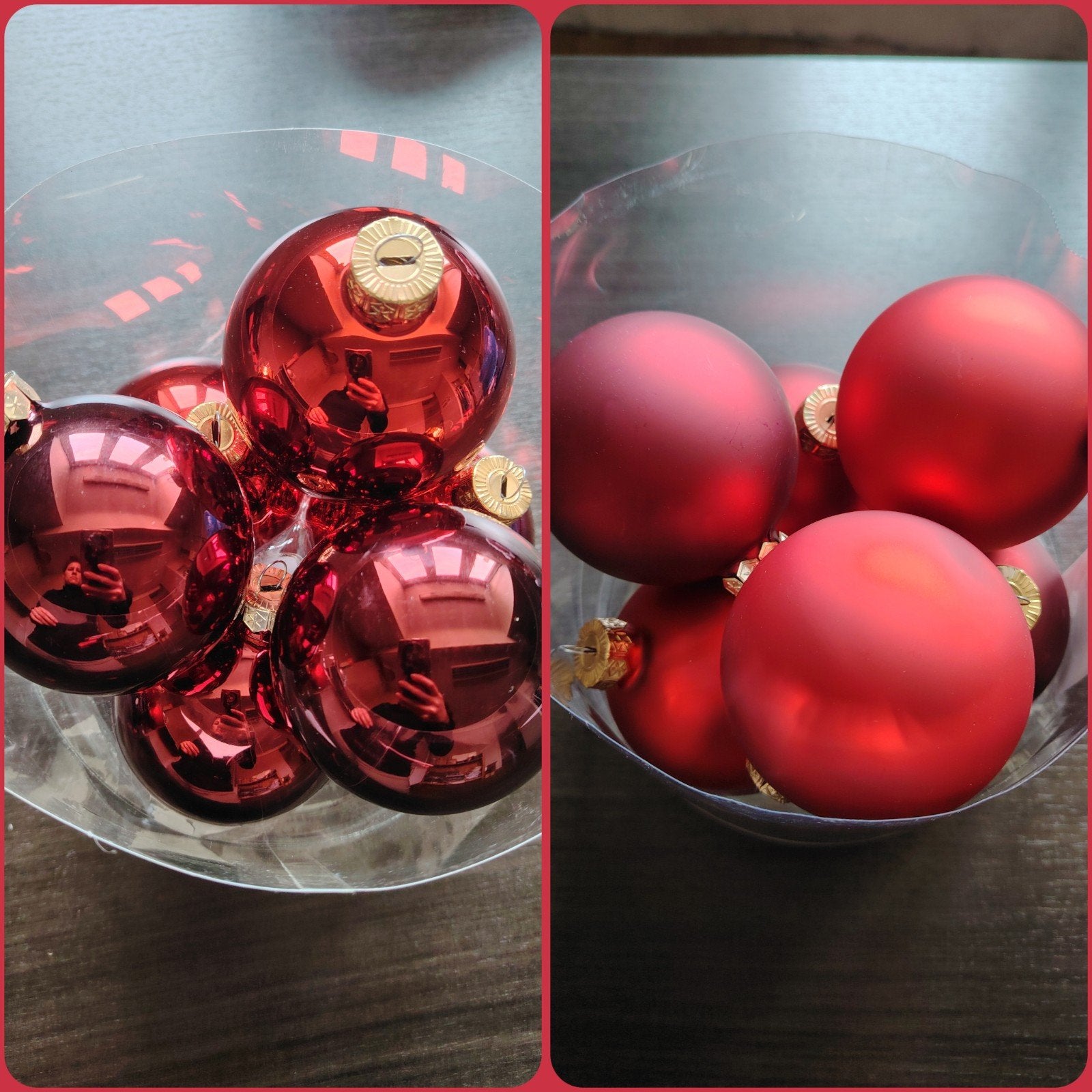 12 boules de Noël sans ficelles neuves 
6 boules mattes 
6 b, Divers, Enlèvement