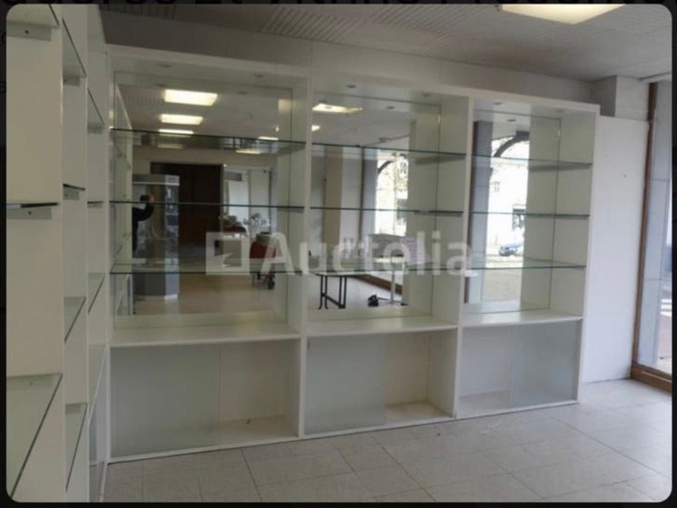 Glazen panelen voor legplanken hardglas vitrine, Ophalen, Zo goed als nieuw, Glas