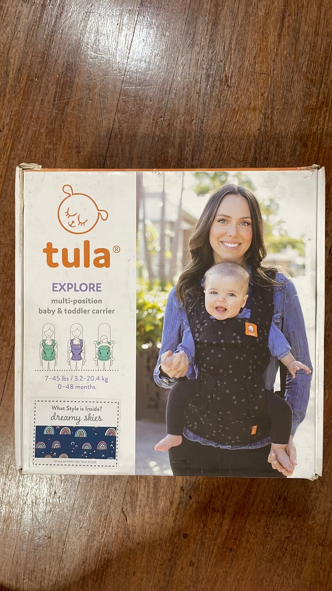 Tula Explore Dreamy Skies, Enfants & Bébés, Autres marques, Enlèvement ou Envoi, Harnais, Ventre, Dos ou Côté