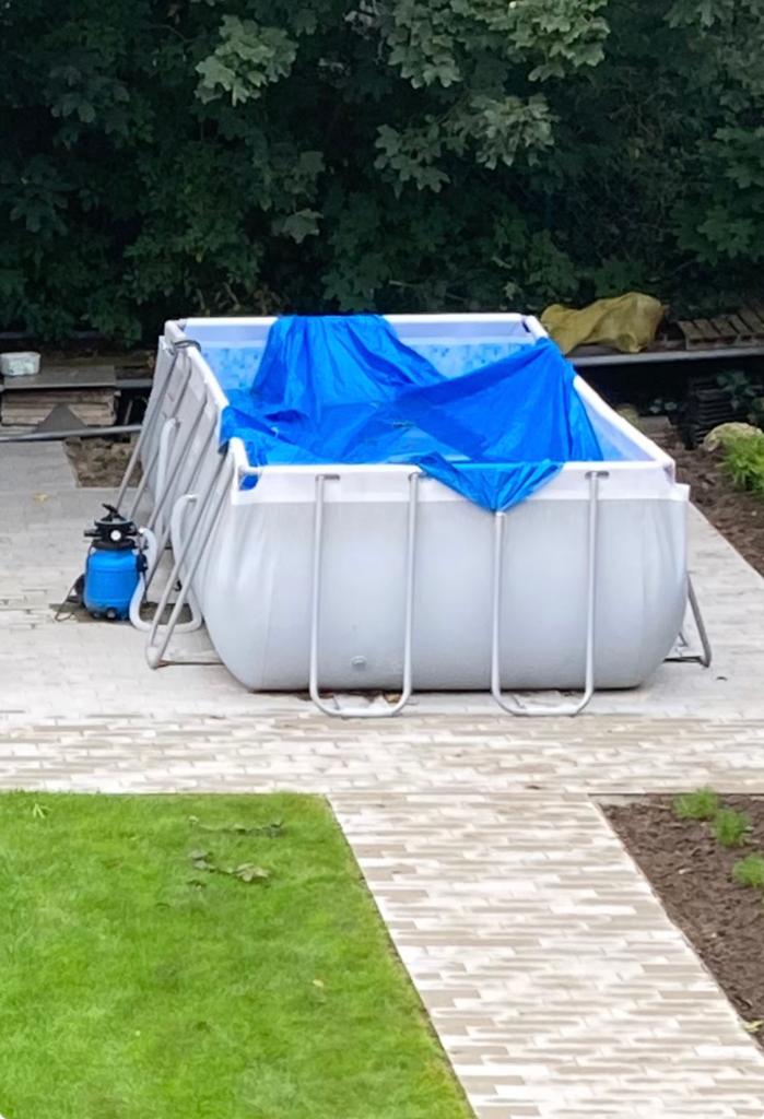 Zwembad 2x5m, Tuin en Terras, Ophalen, Gebruikt, 200 tot 300 cm, 80 tot 120 cm