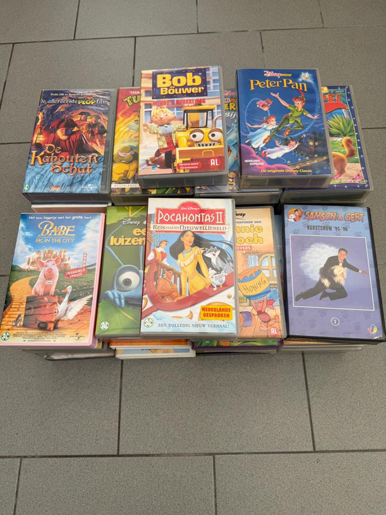 Kinder video, Cd's en Dvd's, VHS | Kinderen en Jeugd, Ophalen, Zo goed als nieuw