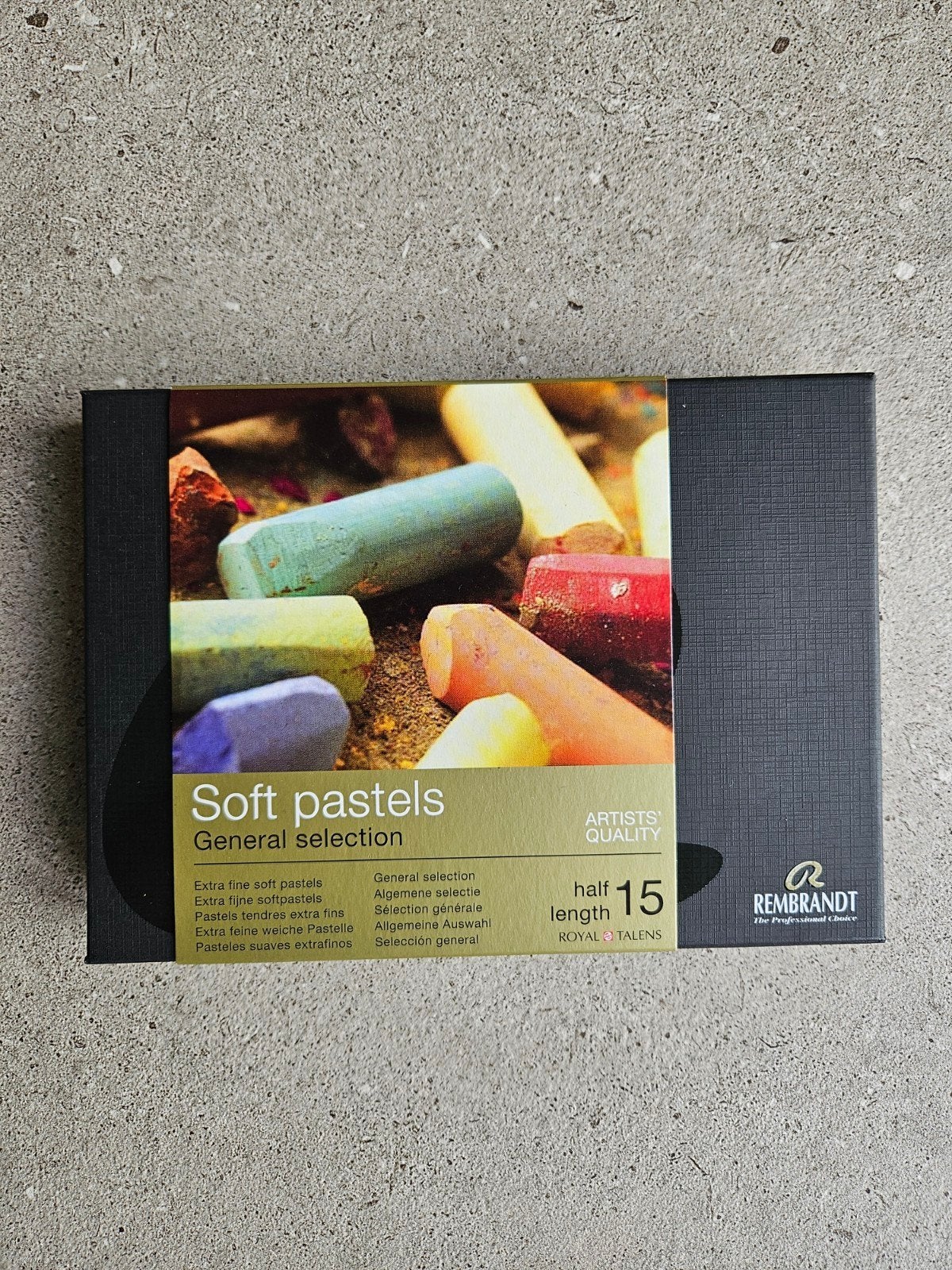Soft pastels Rembrandt 15 stuks, Ophalen of Verzenden, Zo goed als nieuw
