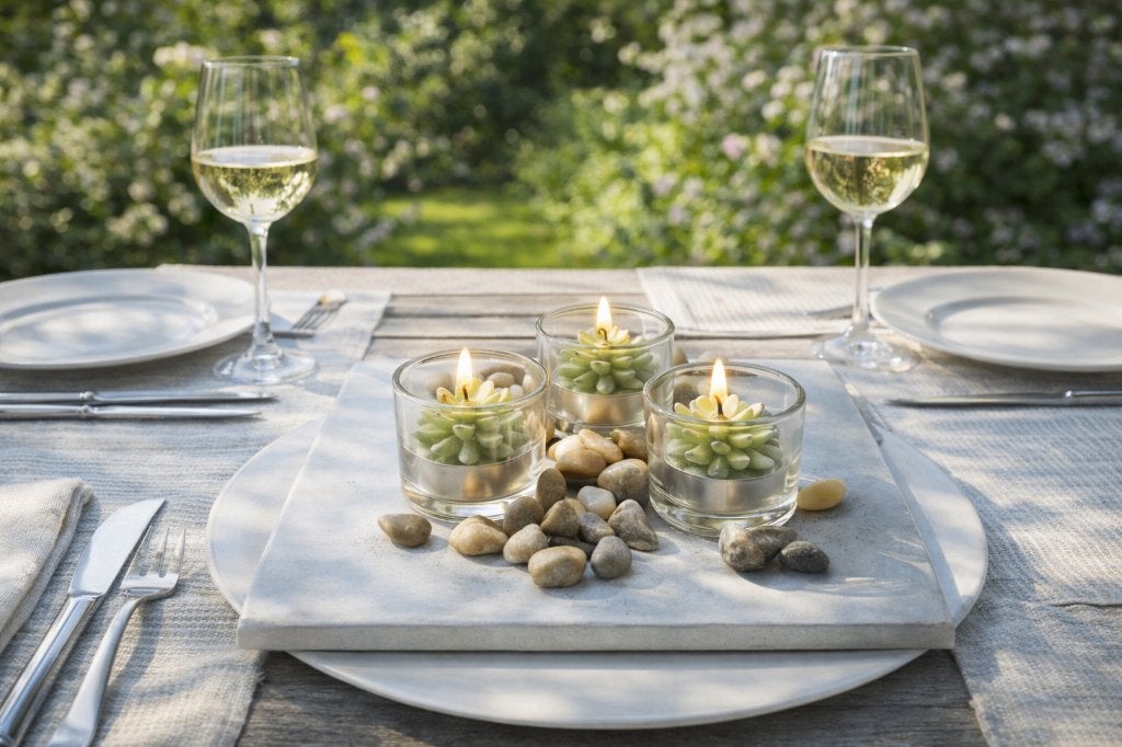 Garniture de table décorative – Complet & jamais utilisée, Enlèvement ou Envoi, Neuf, Verre
