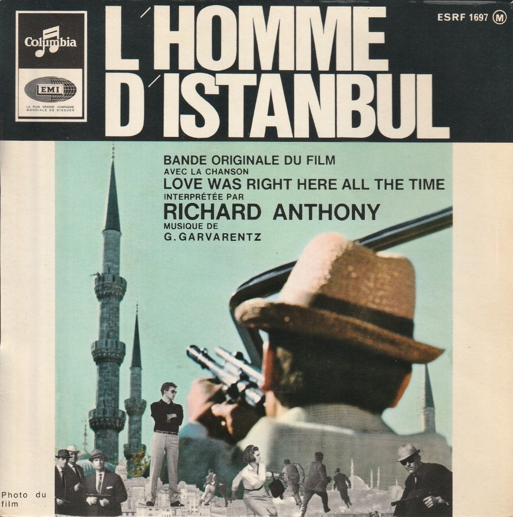 Richard Anthony - L'homme d'Istanbul - Ost, Cd's en Dvd's, Vinyl Singles, EP, Filmmuziek en Soundtracks, 7 inch, Ophalen of Verzenden
