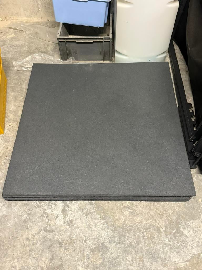 Grijze Rubbere mat, Tuin en Terras, Ophalen, Zo goed als nieuw