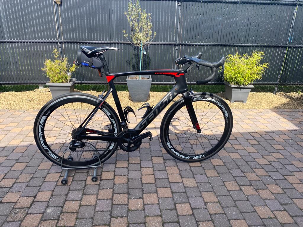Racefiets sensa te koop 11speed, Ophalen, Gebruikt, Velgrem