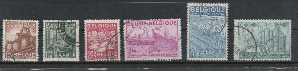 Belge 1948 - n 767 - 772, Envoi, Oblitéré