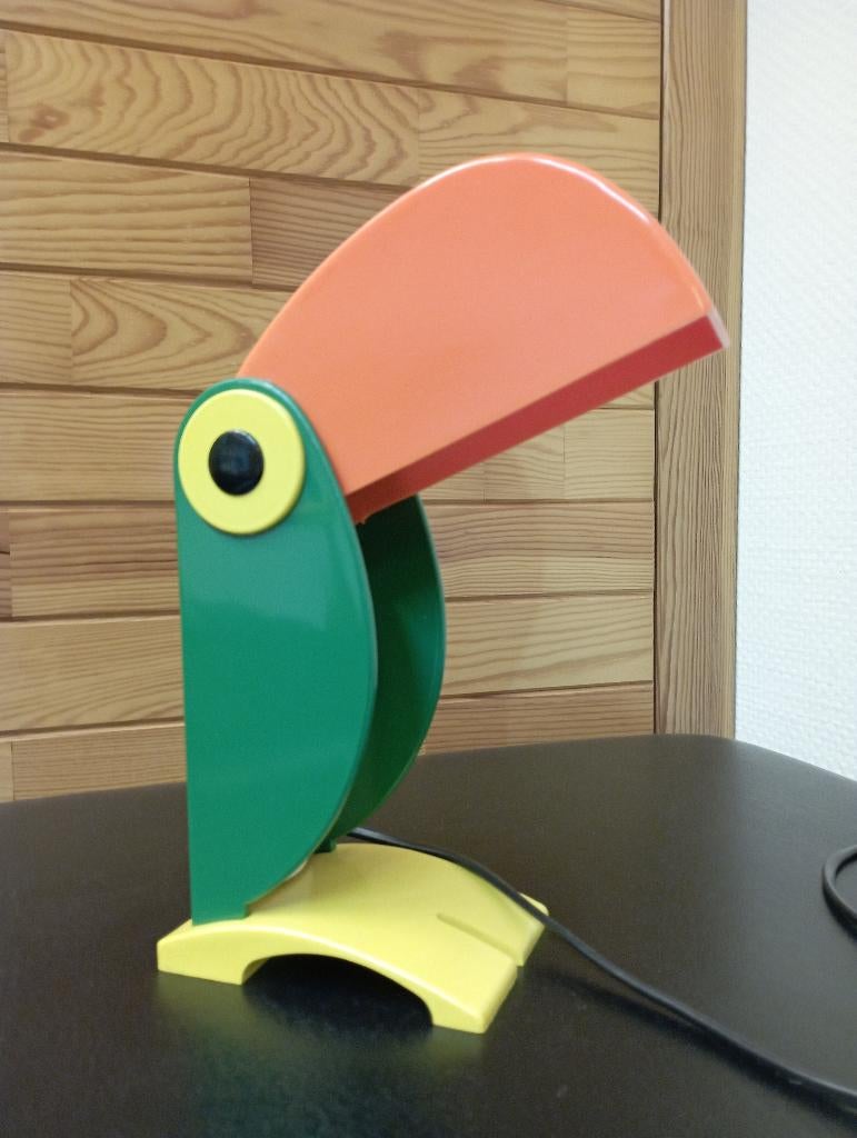 Vintage oldtimer Ferrari Toucan lamp uit 1970, Ophalen of Verzenden