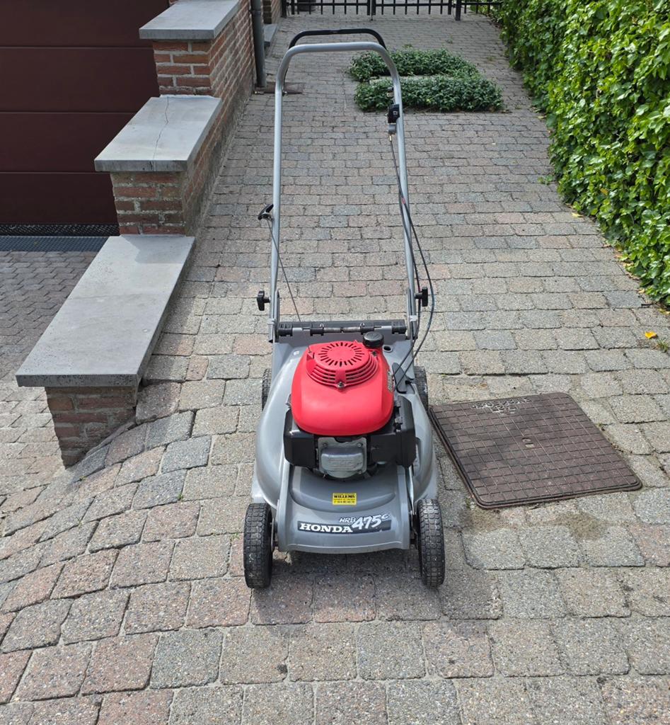 mooi gereviseerde honda hrb475c grasmaaier, Tuin en Terras, Ophalen, Honda, Zo goed als nieuw, Opvangbak